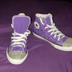 Blinged out kids converse